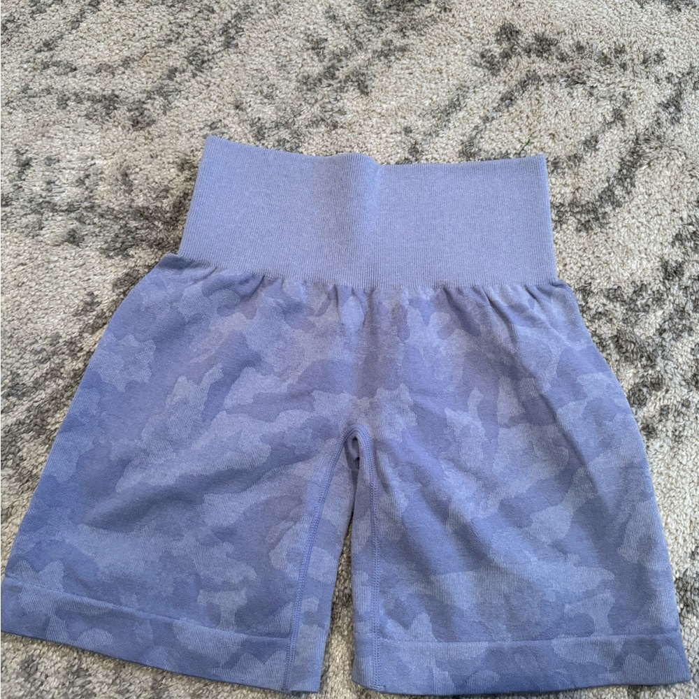 Purple camo NVGTN shorts